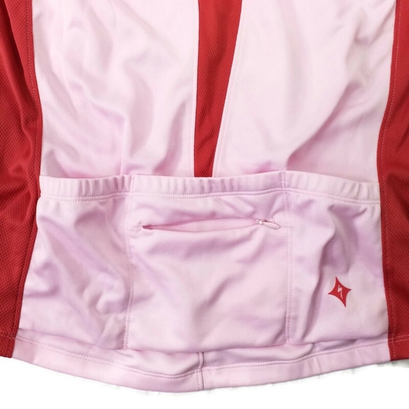 Specialized Cosa Jersey Pink Zip Front Sleeveless Cycling Shirt Womens Large - Picture 6 of 11